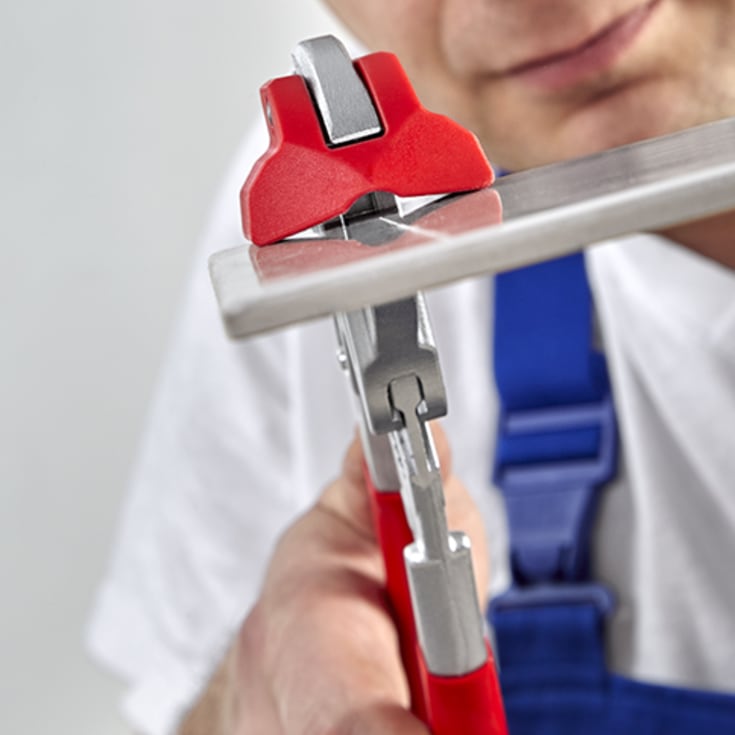 Knipex skär- och knäcktång, krom, 250 mm