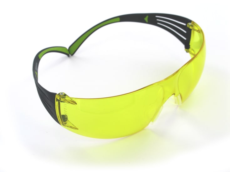 3M SecureFit 400 vernebriller, gul linse