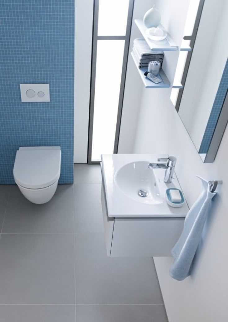 Duravit Darling New væghængt toilet, rengøringsvenlig, hvid