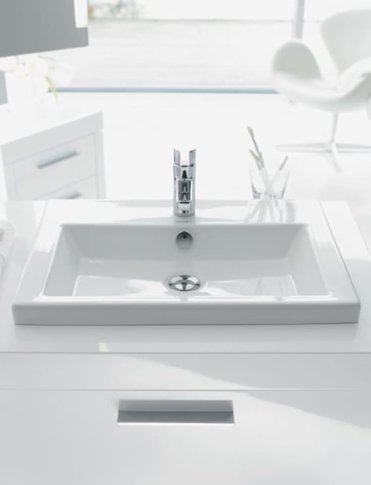 Duravit 2nd Floor tvättställ, 60x43 cm, vit