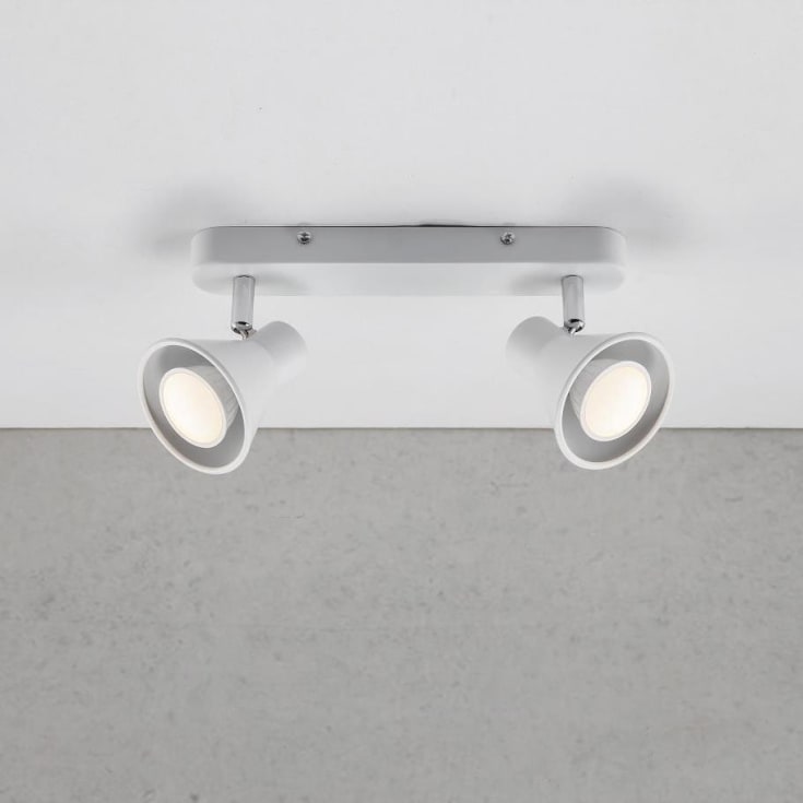 Nordlux Eik spotlampe, 2 spots, hvid
