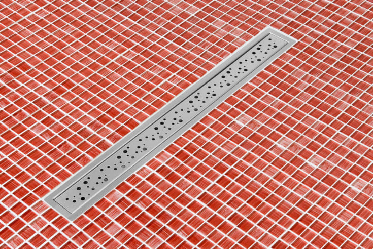 Blücher Waterline Oslo galler, 800 mm, rostfritt stål