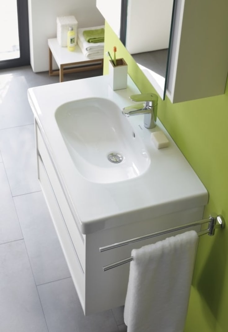 Duravit D-Code tvättställ, 85x48 cm, vit