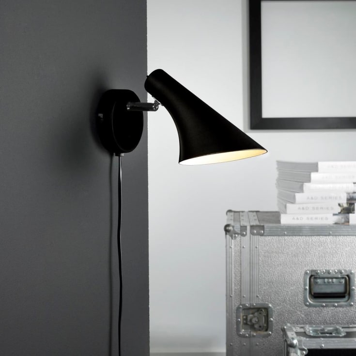 Nordlux Vanila vägglampa, svart