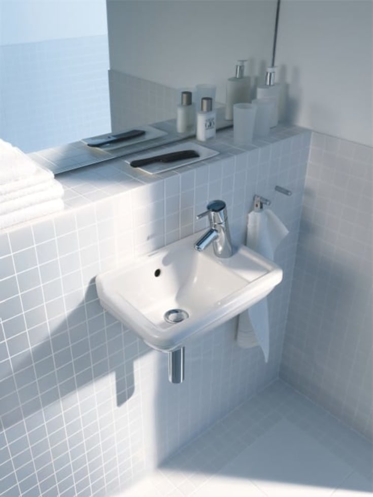 Duravit Starck 3 vegghengt servant, 50x26 cm, hvit