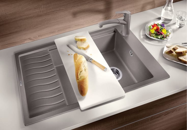 Blanco skärbräda 26x53 cm, vit plast