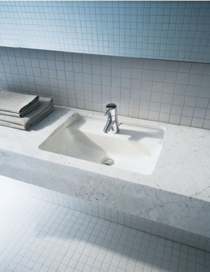 Duravit Starck 3 servant for underliming, 49x36 cm, med wondergliss, hvit