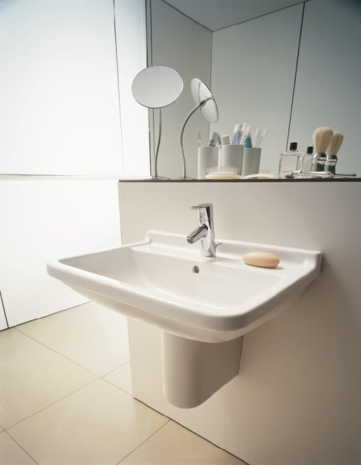 Duravit Starck tvättställ, 60x45 cm, vit