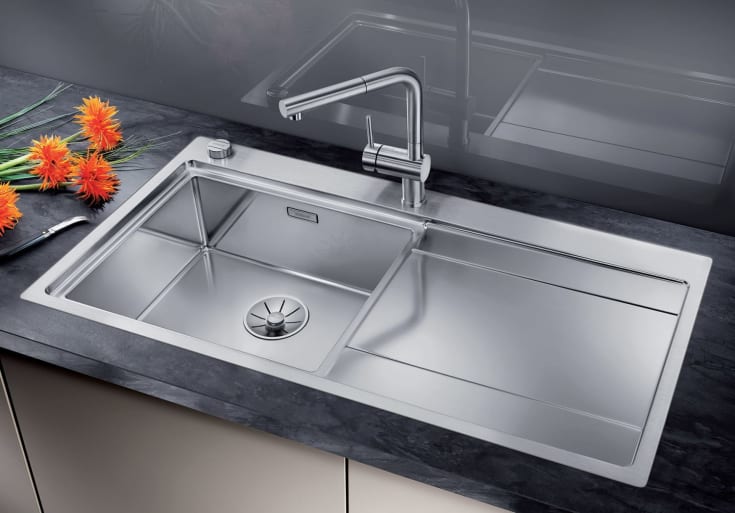 Blanco Divon II 5 S IF MXI diskbänk, 100x51 cm, rostfritt stål
