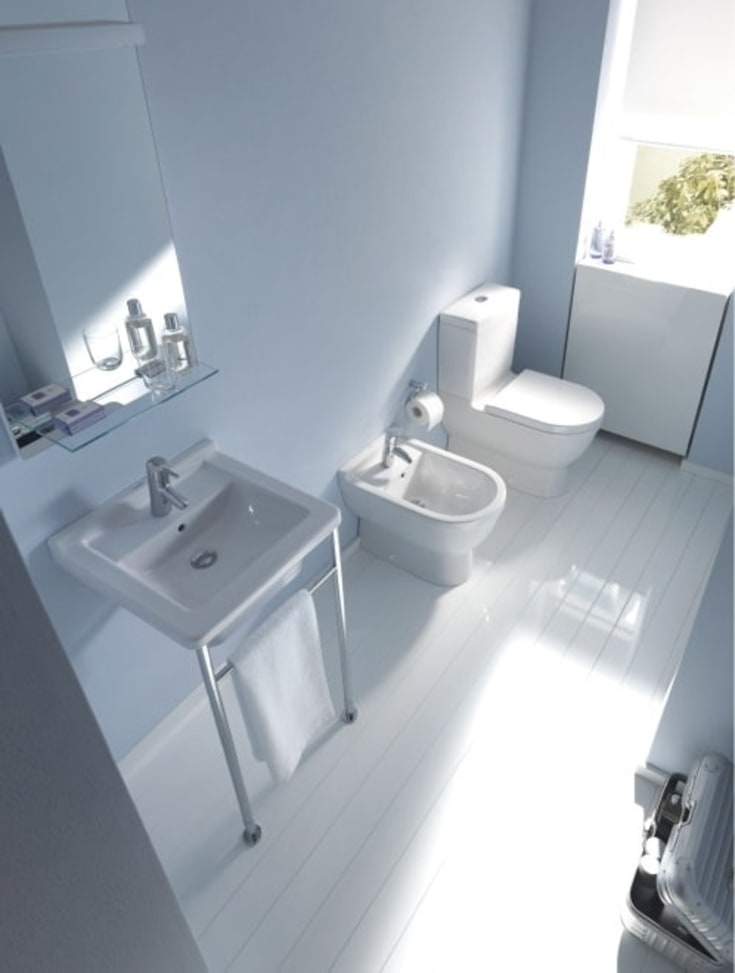 Duravit Starck 3 toilet, rengøringsvenlig, hvid