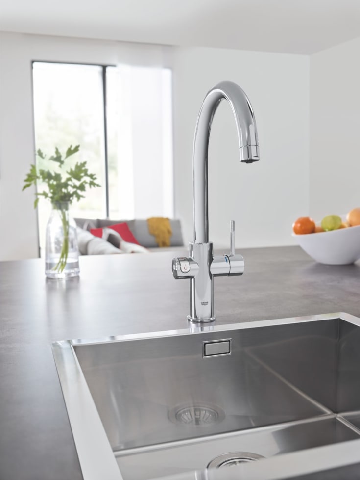 Grohe Red Duo L køkkenarmatur, kogende vand, krom