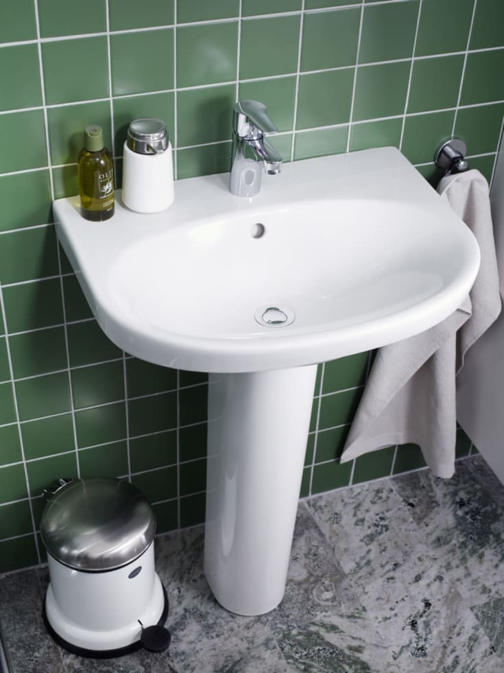 Gustavsberg Nautic 5560 servant, 60x46 cm, hvit