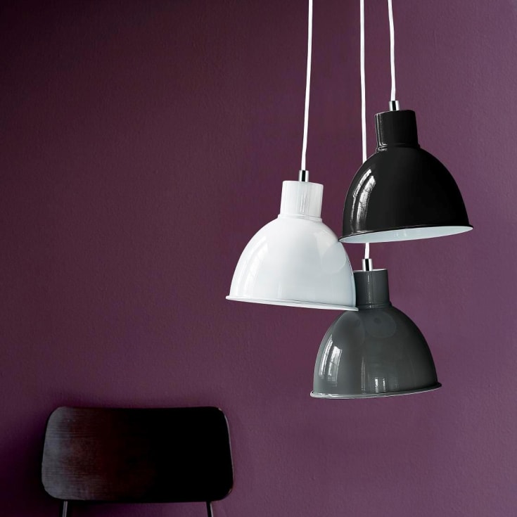 Nordlux Pop pendellampa, svart/krom