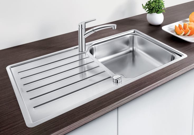 Blanco Lantos XL 6S-IF MX køkkenvask, 100x50 cm, rustfrit stål