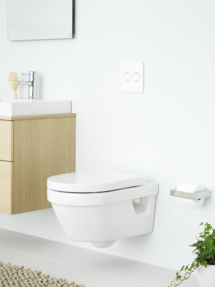 Gustavsberg Artic toiletbræt, soft close, aftagelig, hvid