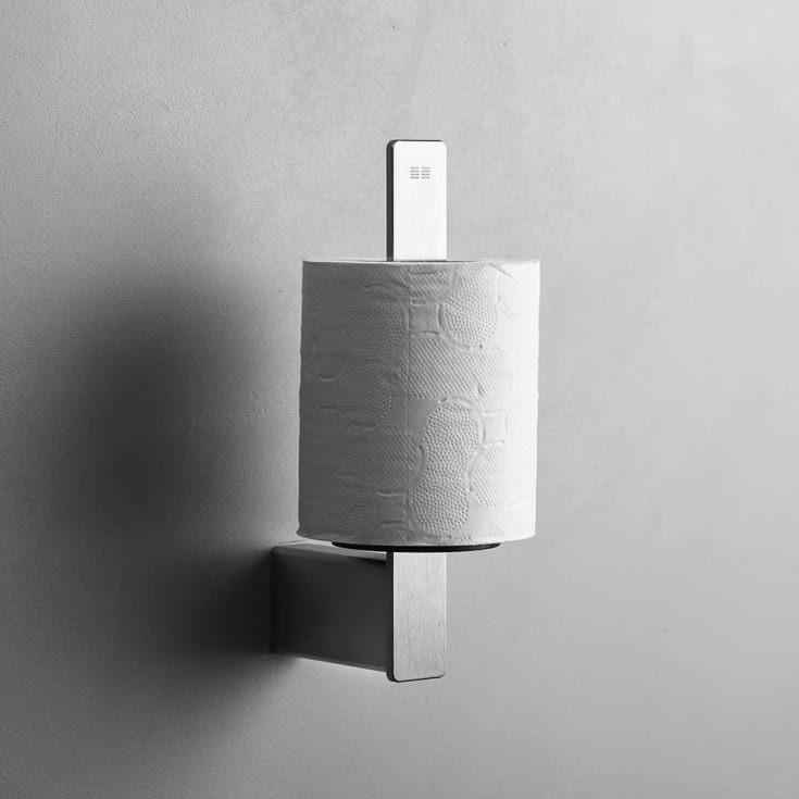 Unidrain Reframe reservepapirholder, børstet rustfrit stål