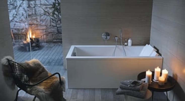 Duravit Starck badekar, 160x70 cm, hvid