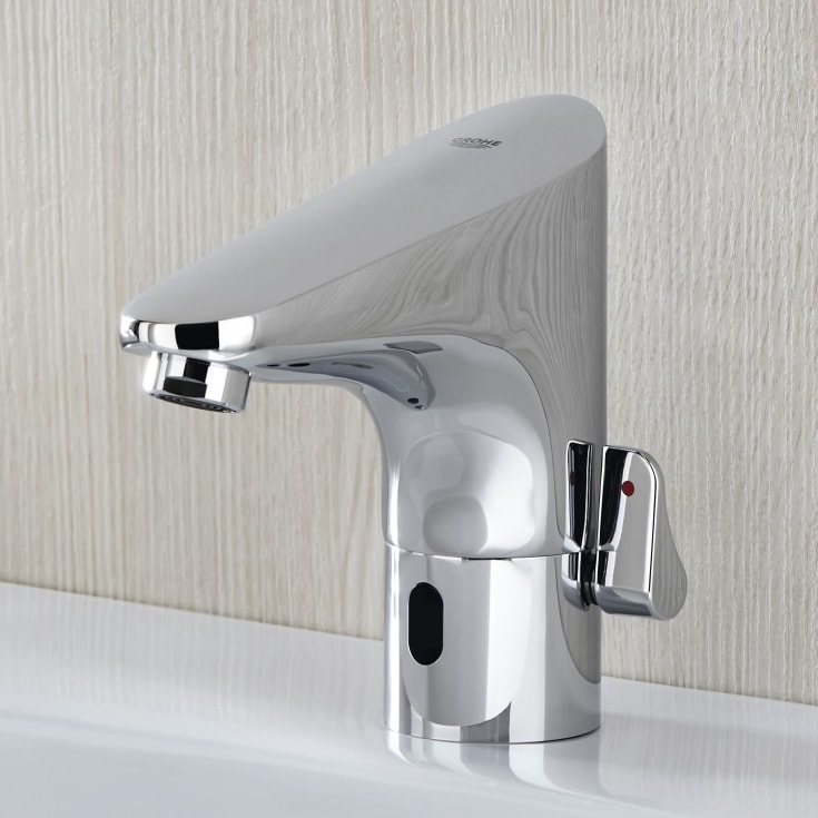 Grohe Europlus tvättställsblandare, beröringsfri, krom