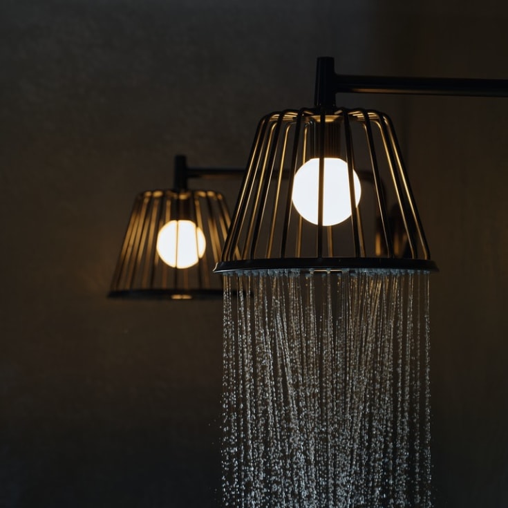 Axor LampShower/Nendo takdusj, Ø27,5 cm, krom
