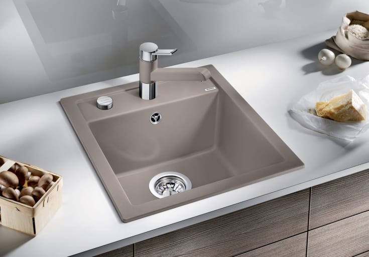 Blanco Dalago 45 MX kjøkkenvask, 46,5x51 cm, tartufo