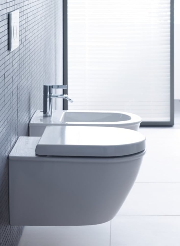 Duravit Darling new bidet, vegghengt, hvit