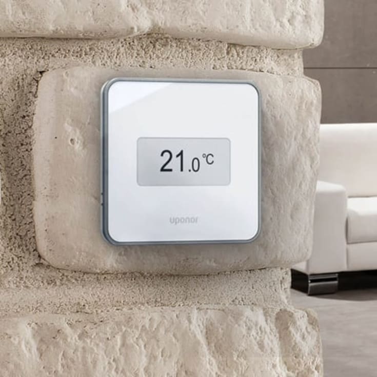 Uponor Smatrix Style trådløs T-169 romtermostat, hvit