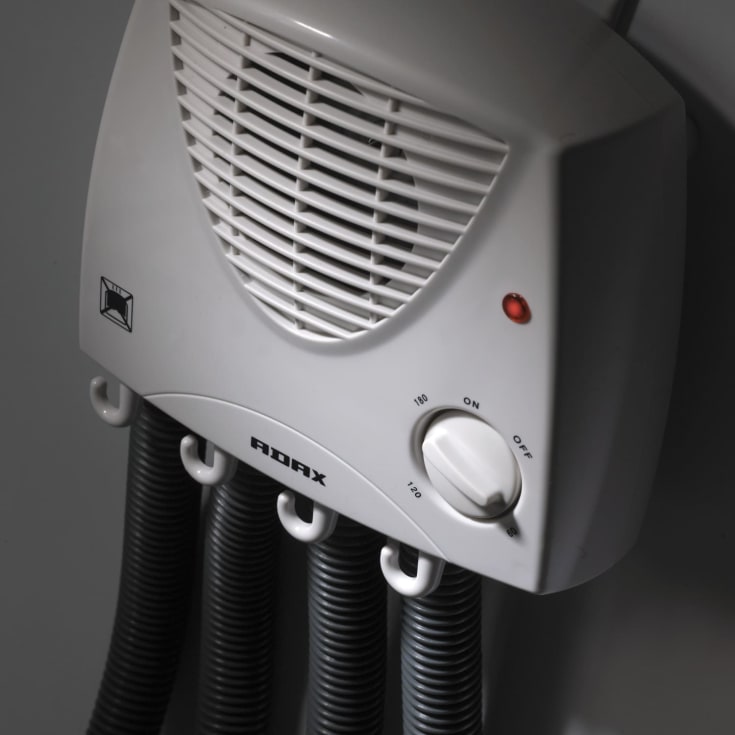 Adax ST12T skotørker, 300 W, hvit