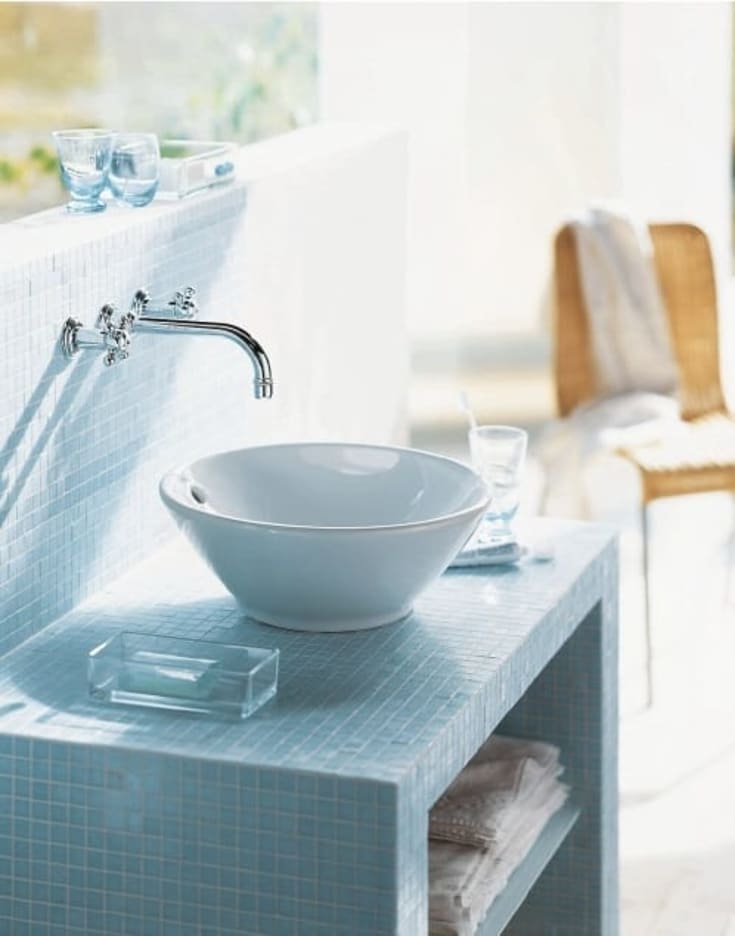 Duravit Bacino toppmontert servant, Ø42 cm, hvit