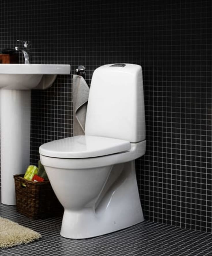 Gustavsberg Nautic 5500L toilet, hvid