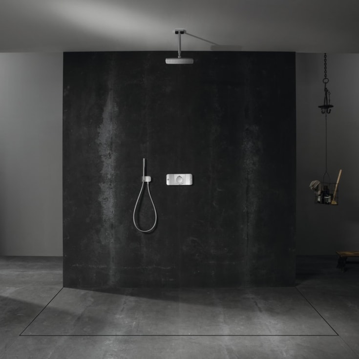 Hansgrohe Raindance E takdusj, 36x19 cm, krom
