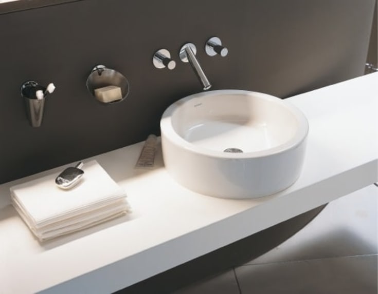Duravit Starck 1 håndvask, Ø46 cm, hvid