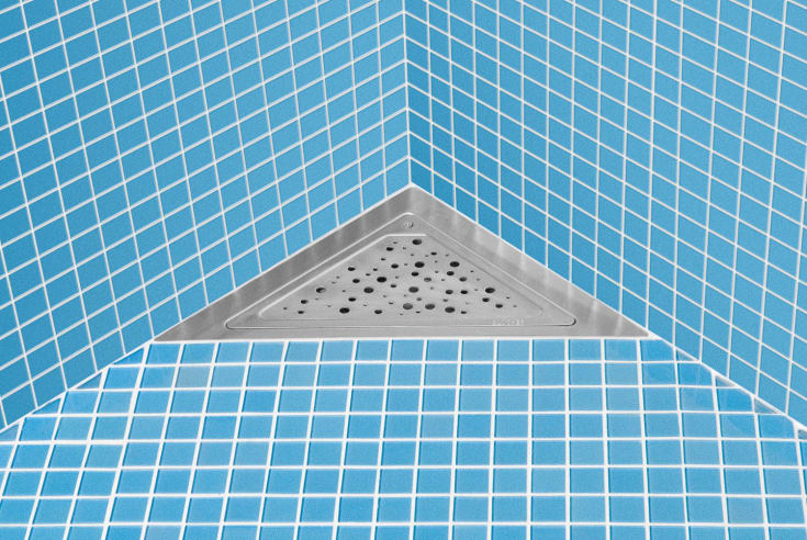 Blücher Waterline Oslo hörngaller, rostfritt stål