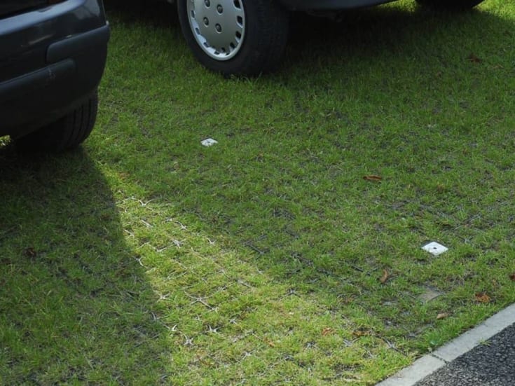 12 stk Byggros Ecoblock Elastic S50 græsarmering, pakke til 1,33 m²