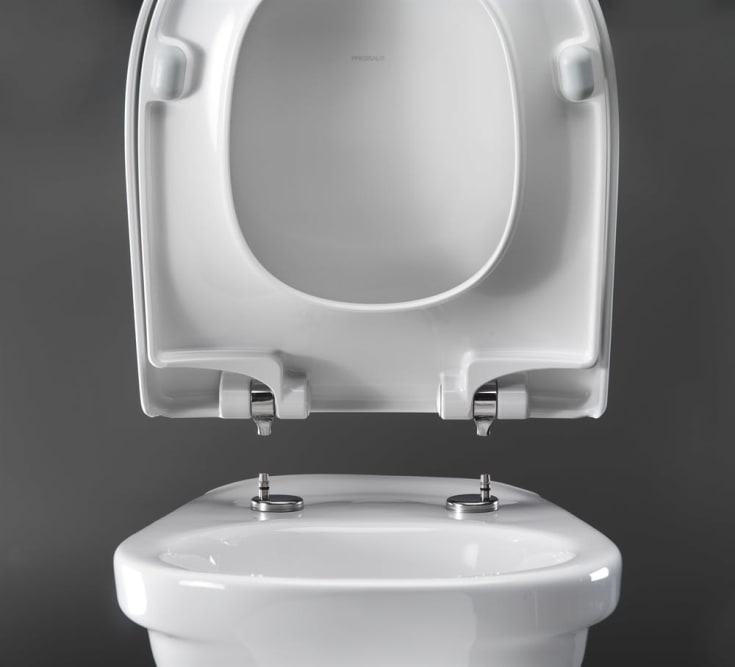 Pressalit Delight toiletbræt, soft close, aftagelig, hvid