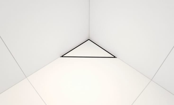 Purus Corner Tile Insert, komplett paket m/75 mm sidoutlopp