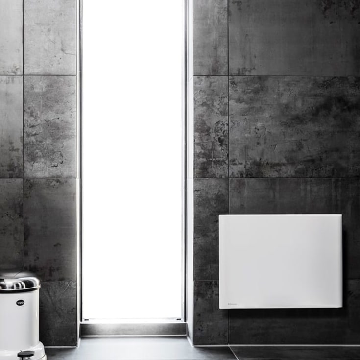 Nobø NTL4N elradiator med topvarme, 230V, 250W, 2-6 m²