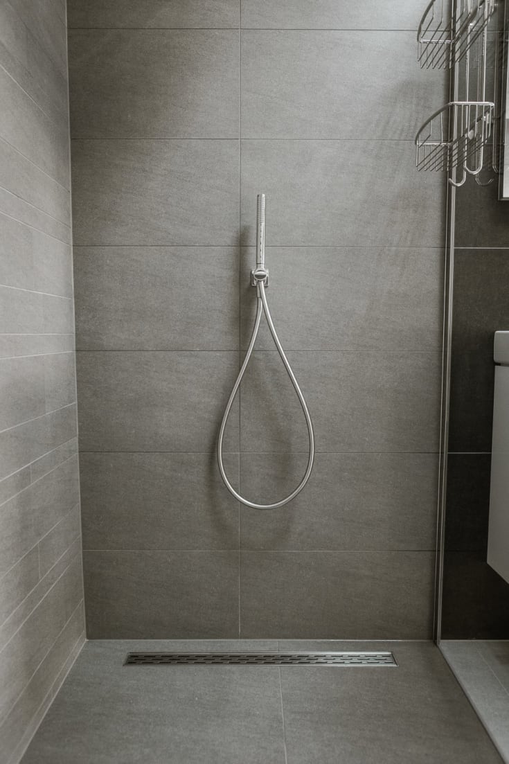 ACO Showerdrain afløbsarmatur, 785 mm, fritliggende, rustfrit stål