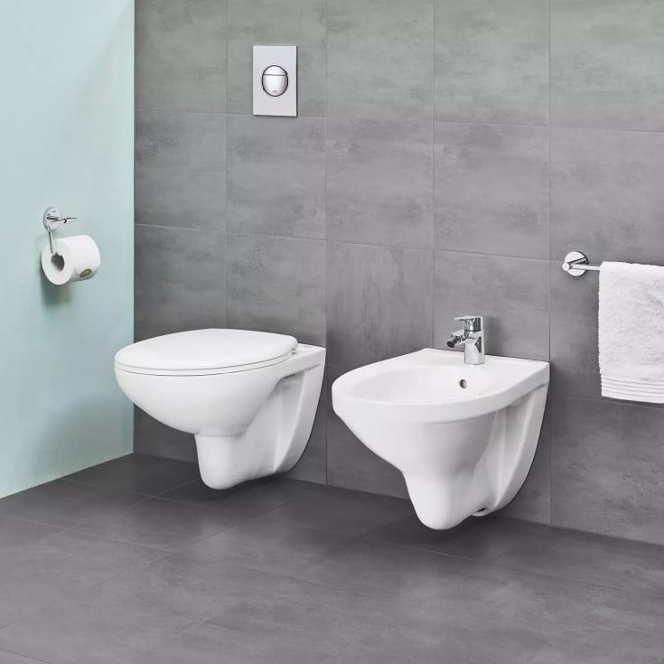 Grohe Bau vegghengt toalett, uten skyllekant, hvit