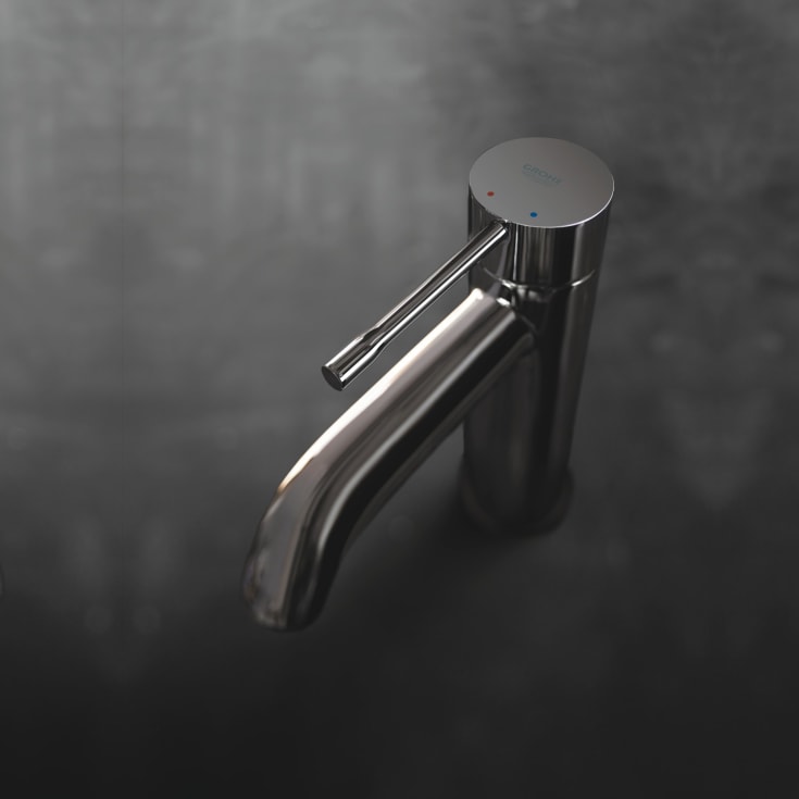 Grohe Essence tvättställsblandare, svart krom