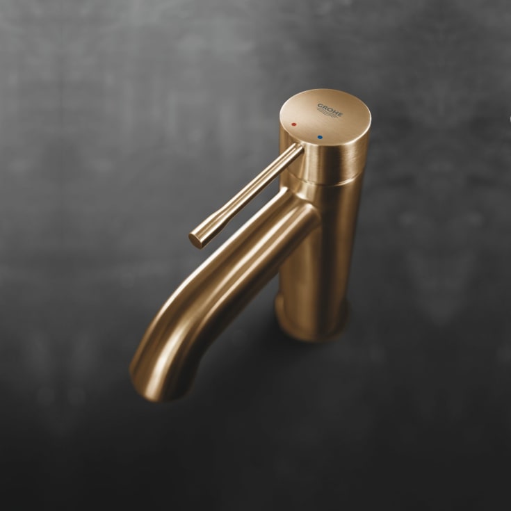 Grohe Essence tvättställsblandare, borstad mässing