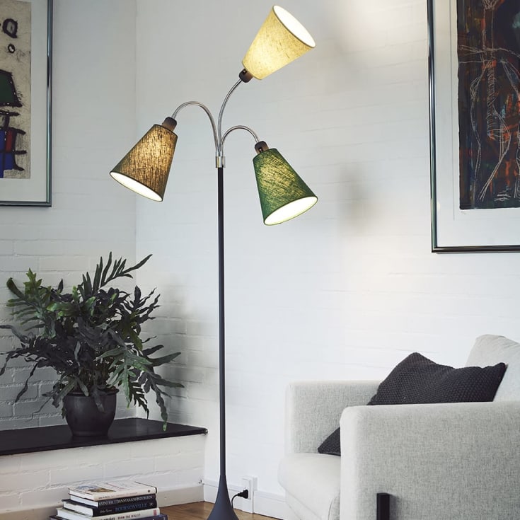 Nielsen Light Trafik golvlampa fot, grå