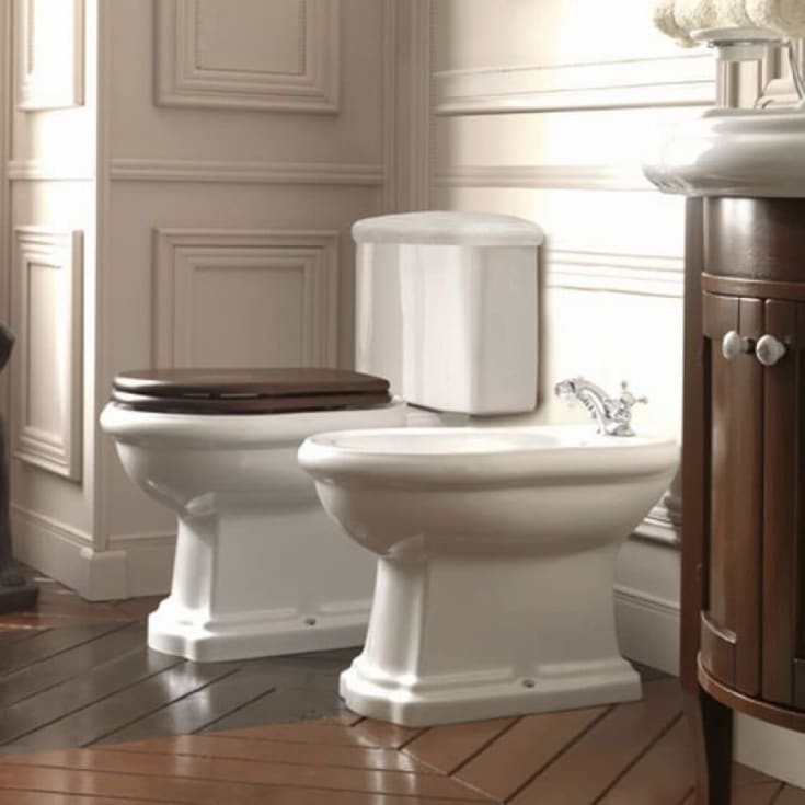 Lavabo Retro Monoblocco toilet, hvid