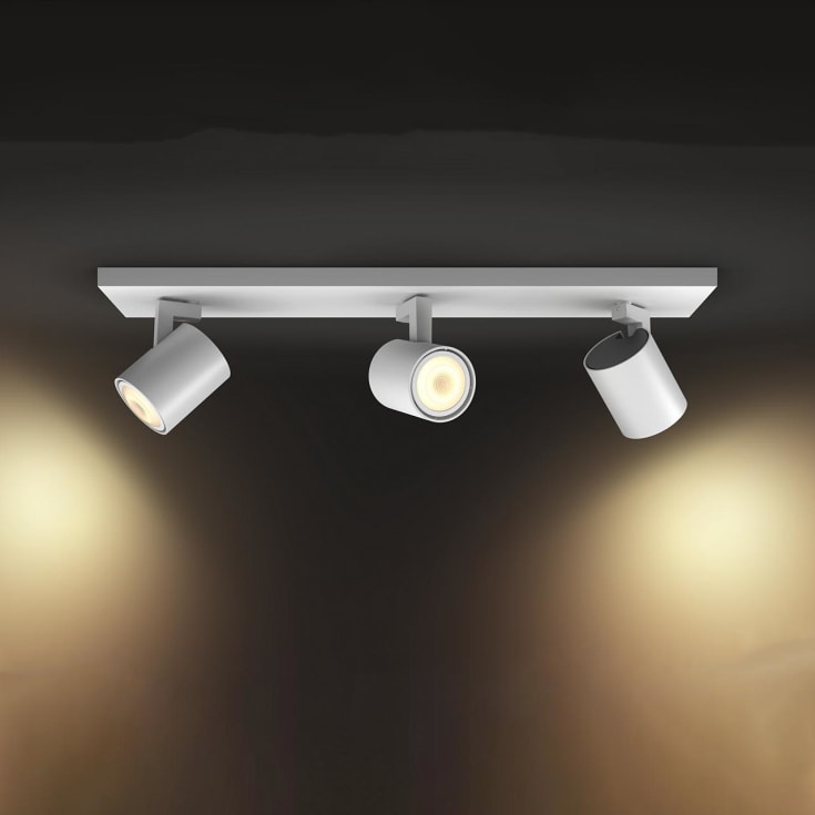Philips Hue Connected Runner spotter i tak, hvit