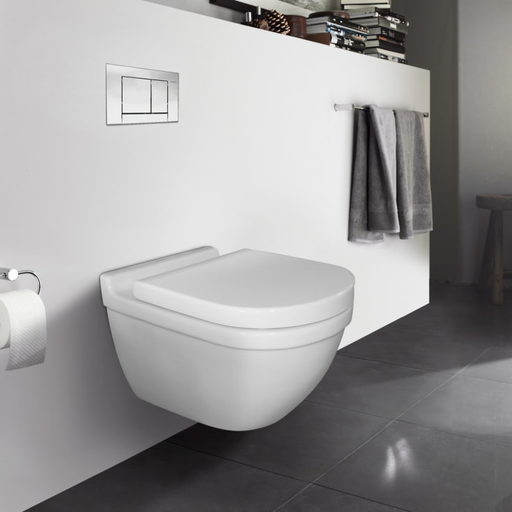 Duravit Starck 3 vägghängd toalett, vit