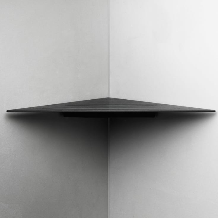 Unidrain Reframe duschhylla, svart