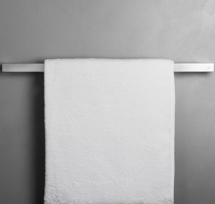 Unidrain Reframe håndklædestang, 60,5 cm, børstet rustfrit stål