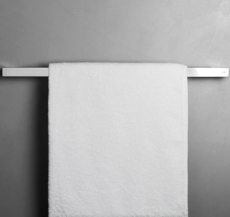 Unidrain Reframe håndklædestang, 60,5 cm, poleret rustfrit stål