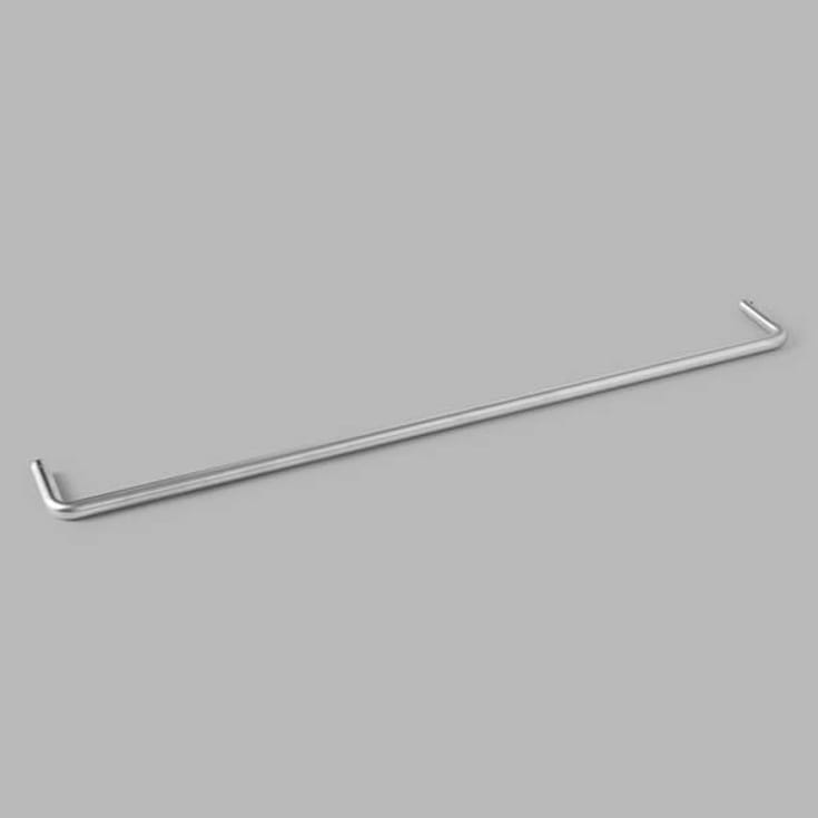 D Line handduksstång, 65 cm, borstat rostfritt stål