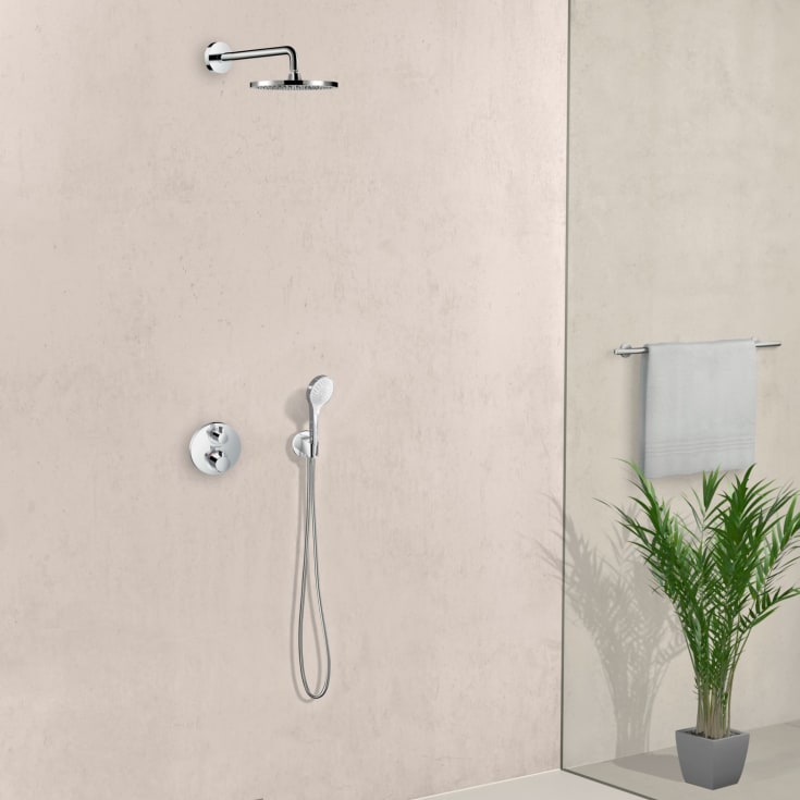 Hansgrohe Ecostat S duschset, krom