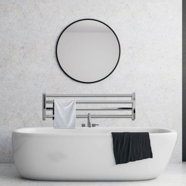Kriss Manisa handdukstork, kombi, 100x48 cm, krom